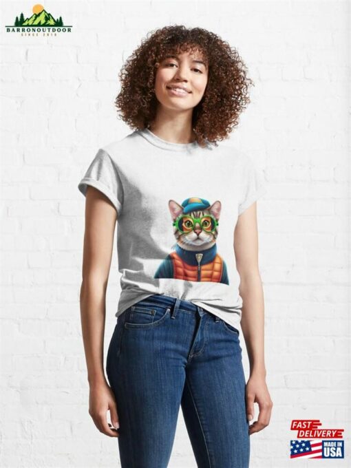 A Cat’s Journey Through Time Classic T-Shirt Unisex Sweatshirt