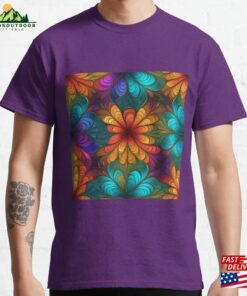 A Colorful Fractal Pattern Classic T-Shirt Sweatshirt A Colorful Fractal Pattern Classic T-Shirt Sweatshirt