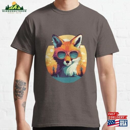 A Fox In Sunglasses Classic T-Shirt Hoodie