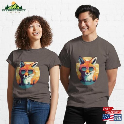 A Fox In Sunglasses Classic T-Shirt Hoodie