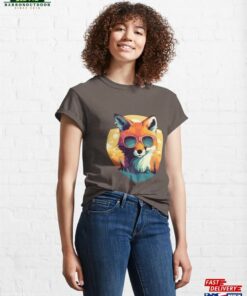 A Fox In Sunglasses Classic T Shirt Hoodie 4