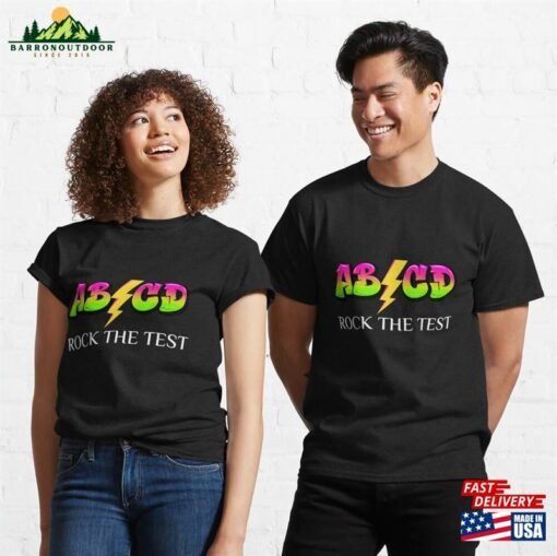 Abcd Rock The Test Classic T-Shirt Sweatshirt