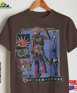 Across The Spider Verse 2023 Shirt 90S Y2k Merch Vintage Miles Morales Movie Super Hero Woman Comic Graphic Tee V7 L106mu Unisex Sweatshirt 4
