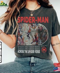 Across The Spider Verse 2023 Shirt 90S Y2k Merch Vintage Miles Morales Movie Super Hero Woman Comic Tee V1 L106mu Sweatshirt Classic