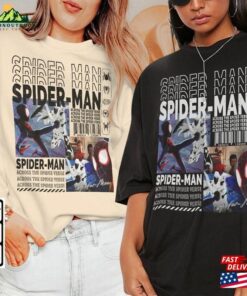 Across The Spider Verse 2023 Shirt 90S Y2k Merch Vintage Miles Morales Movie Super Hero Woman Graphic Tee V4 L106mu Hoodie Classic