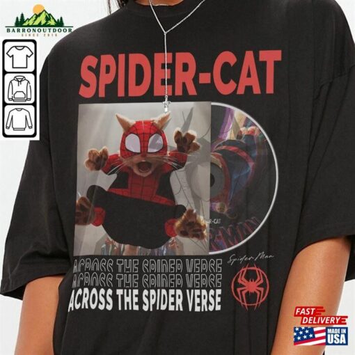 Across The Spider Verse 2023 Shirt 90S Y2k Merch Vintage Miles Morales Movie Super Hero Woman Tee L106mu T-Shirt Hoodie