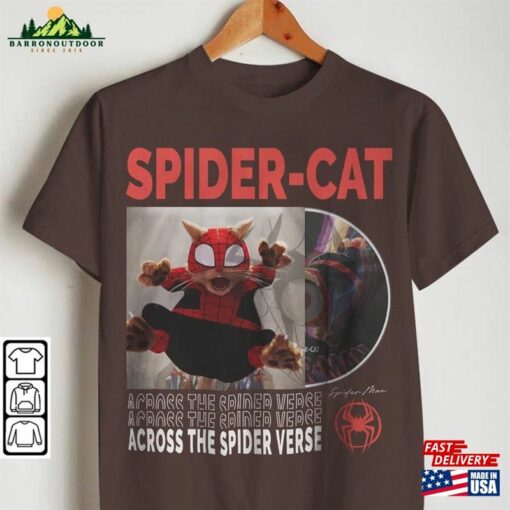 Across The Spider Verse 2023 Shirt 90S Y2k Merch Vintage Miles Morales Movie Super Hero Woman Tee L106mu T-Shirt Hoodie