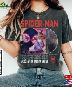 Across The Spider Verse 2023 Shirt 90S Y2k Merch Vintage Miles Morales Movie Super Hero Woman Tee V6 L106mu Unisex Sweatshirt