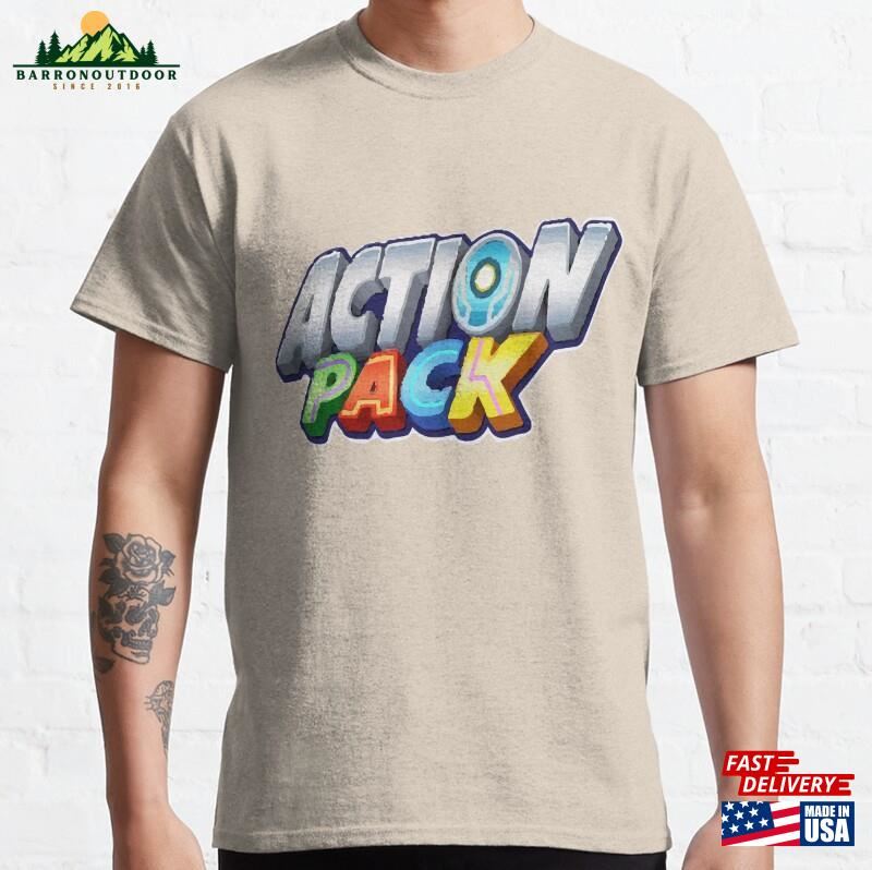 Action Pack Logo Funny Cartoon Gift For Kids Classic T-Shirt Unisex Sweatshirt Action Pack Logo Funny Cartoon Gift For Kids Classic T-Shirt Unisex Sweatshirt