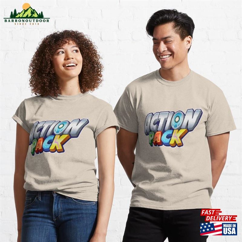 Action Pack Logo Funny Cartoon Gift For Kids Classic T-Shirt Unisex Sweatshirt Action Pack Logo Funny Cartoon Gift For Kids Classic T-Shirt Unisex Sweatshirt