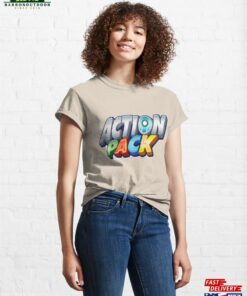 Action Pack Logo Funny Cartoon Gift For Kids Classic T Shirt Unisex Sweatshirt 4
