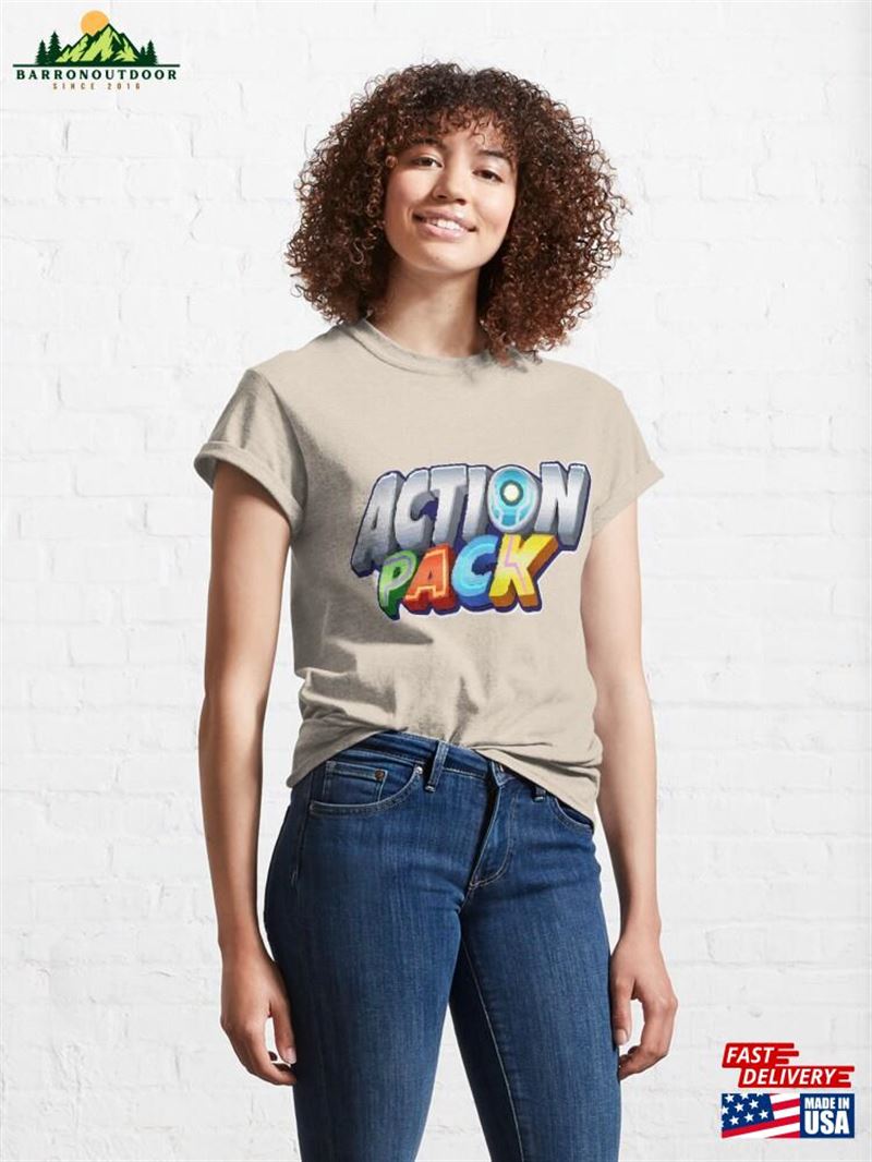Action Pack Logo Funny Cartoon Gift For Kids Classic T-Shirt Unisex Sweatshirt Action Pack Logo Funny Cartoon Gift For Kids Classic T-Shirt Unisex Sweatshirt