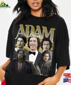 Adam Driver Vintage Style Washed Shirt Actor Retro 90’S Unisex T-Shirt Hoodie