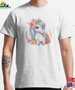 Adorable Pastel Unicorn Classic T-Shirt Sweatshirt Unisex Adorable Pastel Unicorn Classic T-Shirt Sweatshirt Unisex