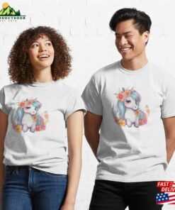 Adorable Pastel Unicorn Classic T-Shirt Sweatshirt Unisex 2 Adorable Pastel Unicorn Classic T Shirt Sweatshirt Unisex 3
