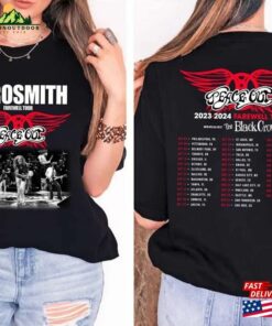 Aerosmith 2 Sides Shirt Farewell Tour 2023 Rock Band Concert Unisex Classic