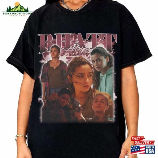 Alia Bhatt Retro 90S Vintage Shirt Heart Of Stone Keya Dhawan Classic Unisex