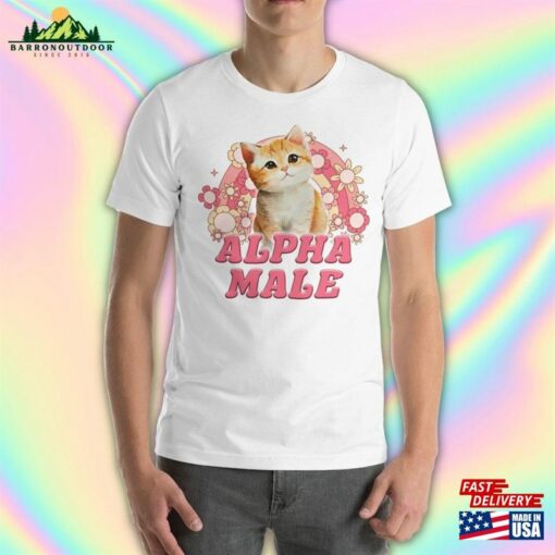 Alpha Male Kitten Rainbow T-Shirt Sarcastic Unisex Shirt Patrick Bateman Sweatshirt Classic