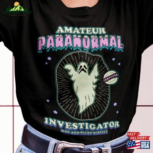 Amateur Paranormal Investigator 80’S Unisex T Sweatshirt