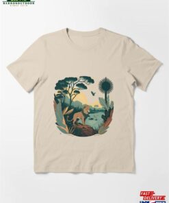 An Old Lion King In The Middle Of A Wide Jungle T-Shirt Unisex