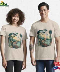 An Old Lion King In The Middle Of A Wide Jungle T-Shirt Unisex