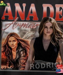Ana De Armas Vintage Washed T-Shirt Actor Homage Graphic Unisex T Shirt Bootleg Retro 90 Sweatshirt