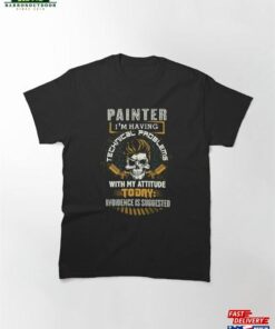 Angry Painter Graphic Classic T-Shirt Hoodie