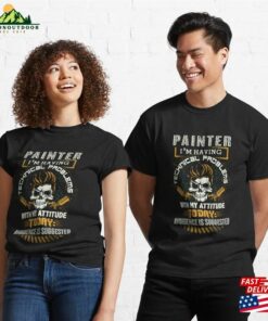 Angry Painter Graphic Classic T Shirt Hoodie 3