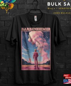 Anime Barbenheimer Poster Tv Serie Movie 2023 Gift T-Shirt For Man Margot Robbie And Ryan Gosling Destroyer Of World Tee Unisex