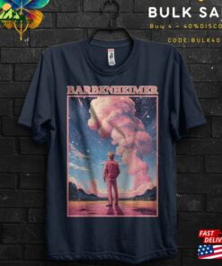 Anime Barbenheimer Poster Tv Serie Movie 2023 Gift T Shirt For Man Margot Robbie And Ryan Gosling Destroyer Of World Tee Unisex 4