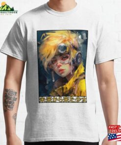 Anime Girl Space Japenese Art Future Style Punk Classic T-Shirt Unisex Anime Girl Space Japenese Art Future Style Punk Classic T-Shirt Unisex