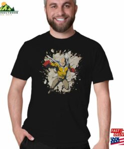 Anime Punch Smash Shirt Unisex Graphic Tee Movie Classic T-Shirt