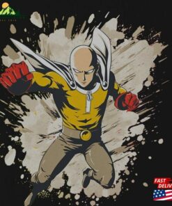 Anime Punch Smash Shirt Unisex Graphic Tee Movie Classic T-Shirt