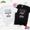 Announcement Pregnancy T Shirt Couple Futur Papi T-Shirt Unisex