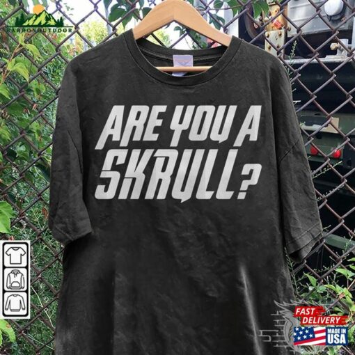 Are You A Skrull Movie Shirt Secret Invasion 2023 Tv Series Vintage 90S Y2k Sweatshirt Hoodie Classic