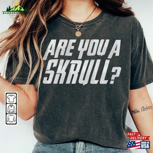 Are You A Skrull Movie Shirt Secret Invasion 2023 Tv Series Vintage 90S Y2k Sweatshirt Hoodie Classic