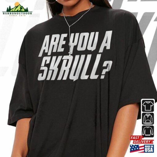 Are You A Skrull Movie Shirt Secret Invasion 2023 Tv Series Vintage 90S Y2k Sweatshirt Hoodie Classic