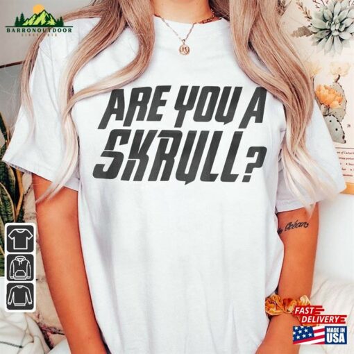 Are You A Skrull Movie Shirt Secret Invasion 2023 Tv Series Vintage 90S Y2k Sweatshirt Unisex