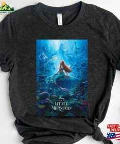 Ariel Live Action Movie Poster Shirt Disney The Little Mermaid 2023 Unisex T Shirt 3