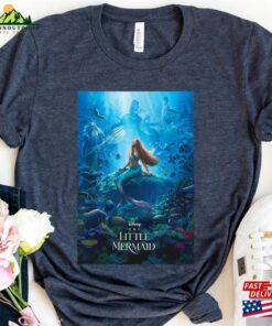 Ariel Live Action Movie Poster Shirt Disney The Little Mermaid 2023 Unisex T Shirt 4