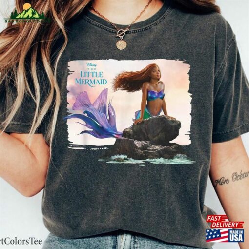 Ariel Live Action Movie Sea Rock Shirt Disney The Little Mermaid 2023 T-Shirt Classic