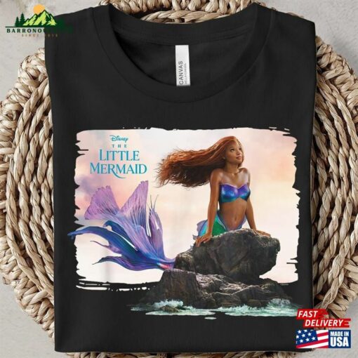 Ariel Live Action Movie Sea Rock Shirt Disney The Little Mermaid 2023 T-Shirt Classic