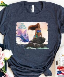 Ariel Live Action Movie Sea Rock Shirt Disney The Little Mermaid 2023 T Shirt Classic 4