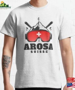 Arosa Switzerland Ski Resort Skiing Souvenir Classic T-Shirt Sweatshirt Arosa Switzerland Ski Resort Skiing Souvenir Classic T-Shirt Sweatshirt