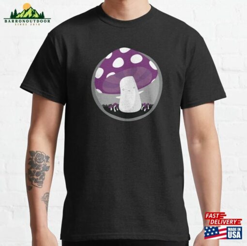 Asexual Pride Mushroom Classic T-Shirt Sweatshirt Unisex