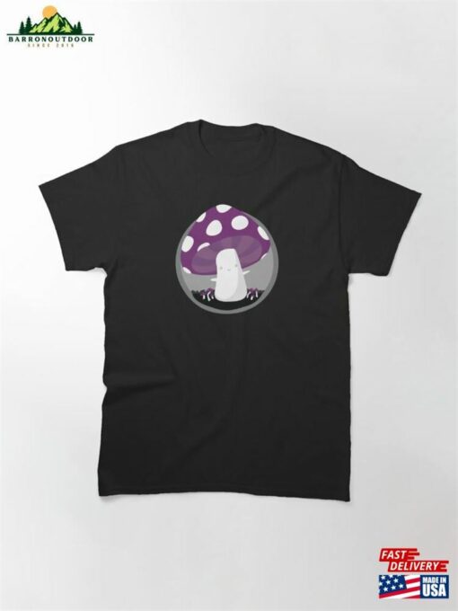 Asexual Pride Mushroom Classic T-Shirt Sweatshirt Unisex