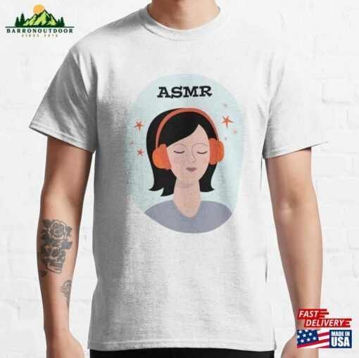 Asmr Headphone Girl Classic T-Shirt Sweatshirt