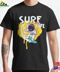 Astronaut Surfing Classic T-Shirt Sweatshirt