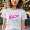 Babe Barbie Doll Font Tee Unisex Modern Slim Fit Funny Ken Movie Inspired T-Shirt Classic