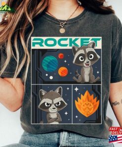 Baby Rocket Panels Shirt Guardians Of The Galaxy Volume 3 Marvel Movie 2023 Sweatshirt Classic